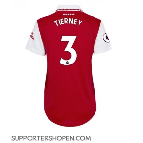 Arsenal Kieran Tierney #3 Hemma Matchtröja Dam 2022-23 Kortärmad